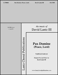 Pax Domine SSATBB choral sheet music cover Thumbnail